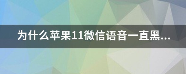 苹果手机打语音黑屏按不亮怎么办