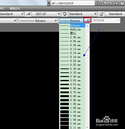 为来自什么cad设定了线宽但是显示不出