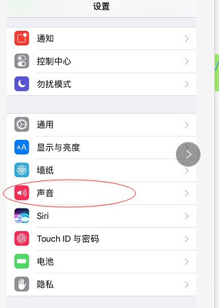 iphone7按钮音怎么调