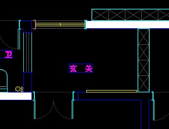 cad玄关立面图肿么画