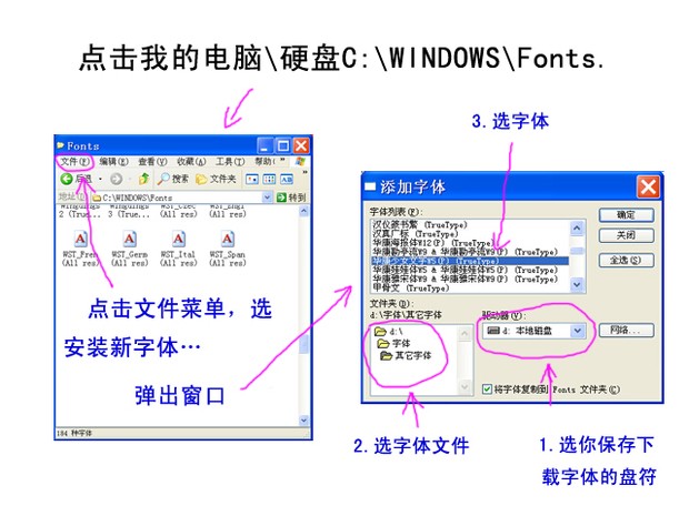 Photoshop CS6字体肿么安装？？？？？？？？我杆级步停差弱球白特？？PS我装在D盘谢谢大家