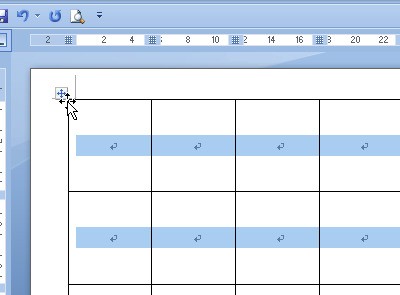 word肿么将表格变小