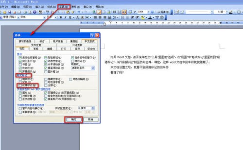 word文档取消回车符号