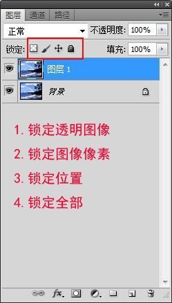 PS图层的被锁了，但是双击那个锁也没用，求解答