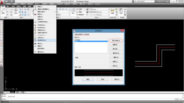 C双外地济杂想聚AD多线样式设置为何一直无效？