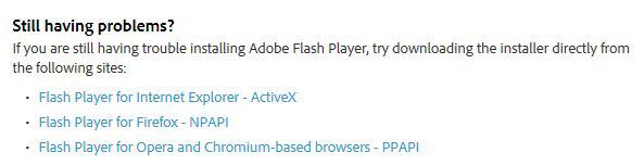 Adobe Flash Player 肿么从官方下载离线完整的安装包 不要在线更新的