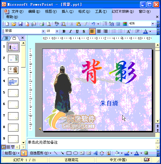 ppt中整张进入的动画效果怎样设置？