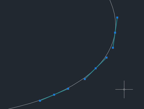 CAD中肿么画出缓和曲线的法线