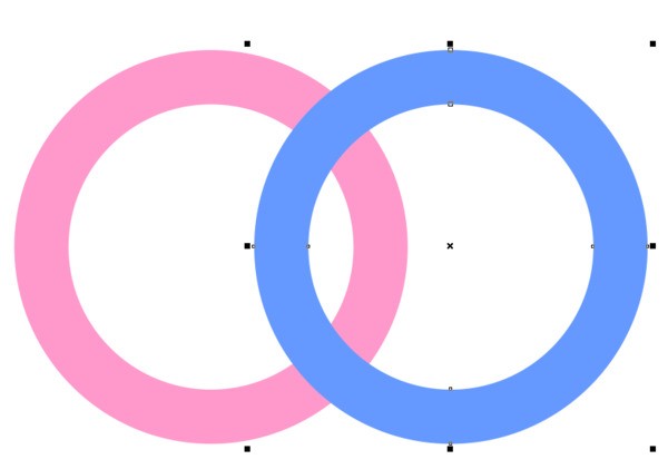 ps怎么画五环图