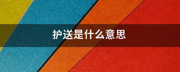 护送是什么意思