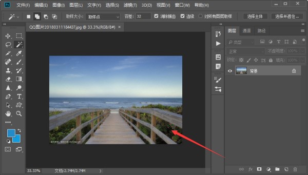 p星古果s中为何用钢笔描边路径 点啦 没反应？