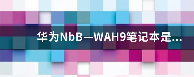 华为Nbdewfh9笔记本