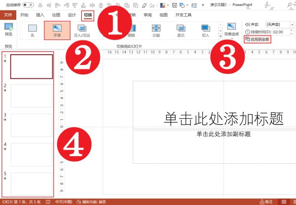 如何将图片应用全部的PPT页面