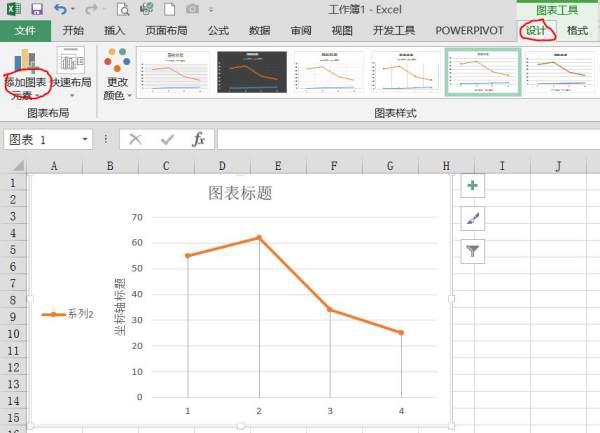 在excel中绘制的曲线图怎么找坐标???