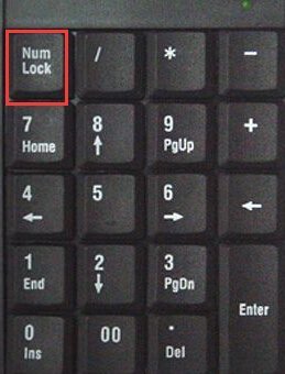 用笔记本怎么打出小键盘的数字