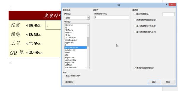 怎么让用word邮件合并图片