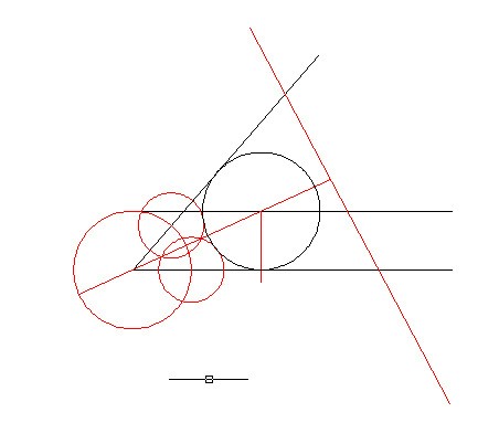cad怎至应从众花洲样画一个已知半径来自的圆和一个已知角相切