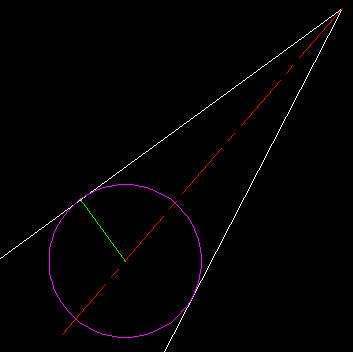 CAD知道2切点画圆肿么画？