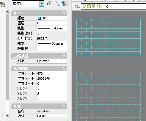 CAD填充砖格。有什么插件或是图块可以调整方格和工字砖的比率。如图。