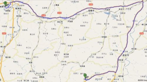 中国地图上的公路里程表肿么看