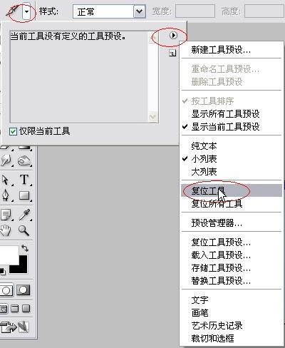 photoshop cs3 工具图标太小了肿么改大?因为我的电脑是14英寸的笔记本分