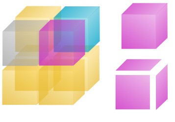 PPT画正方体怎么显示内部