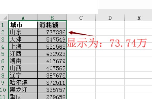 excel中怎么把零设定为其他的格式,但保留两位小数