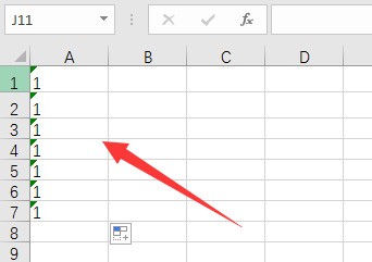 excel 下拉数字不变,不管是否有按Ctrl都是一样的,数字不会递增,在其