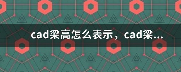CAD怎么样标梁高