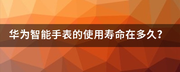 华为智能手表使用攻略(华为智能手表怎么样使用)