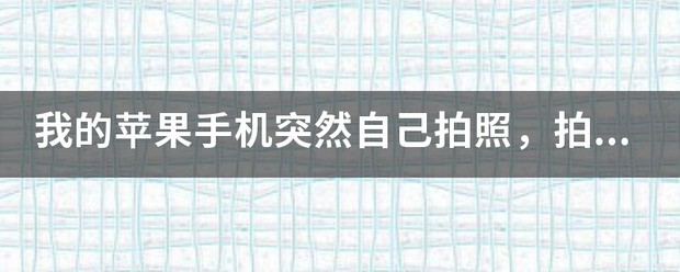 苹果手机拍照后照片黑屏