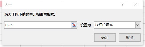 excel设定条件格式，大于某个值时填充颜色，空值的不填充颜色