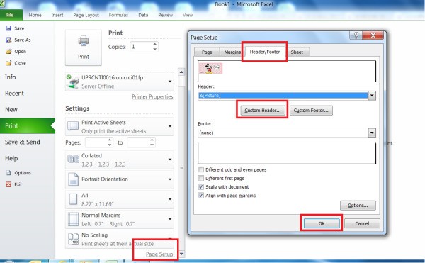 excel表格打印时页面设置插入HEADER图片如何调节阻交石修做入大小