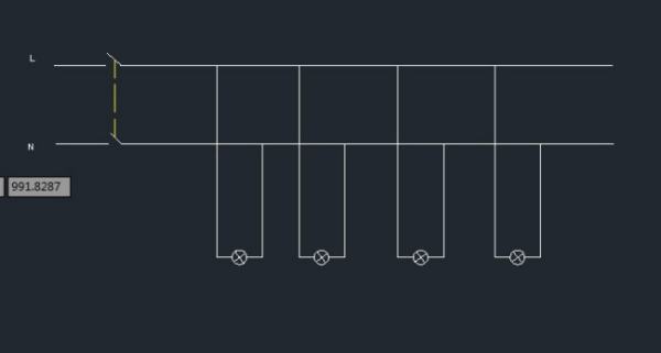 cad灯位连线图可以交叉吗