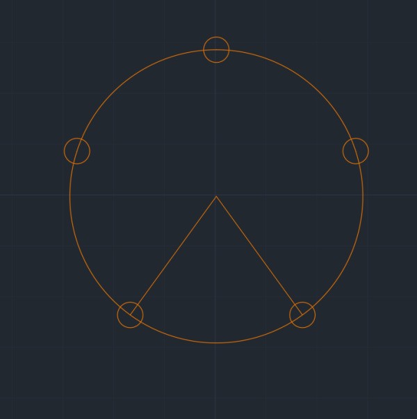 cad插件如何把等分圆，合成多个扇形来自总体…