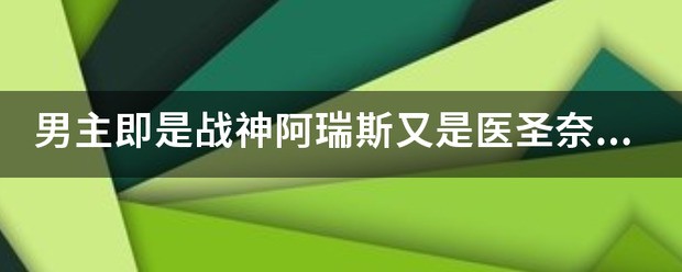 战神医圣秦枫的战神小说