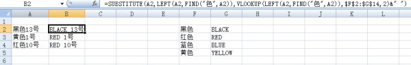 如何在excel中批量替换单元格中部分文字的格式