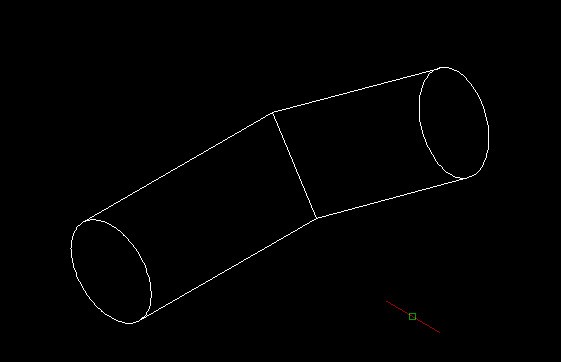 用CAD软件画管道轴侧图平135°角肿么画
