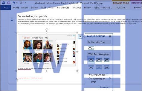 Word2013新功能 让排版、布局变得更简单