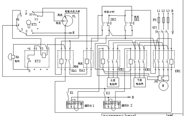 怎么画电器柜各元器件的接线图