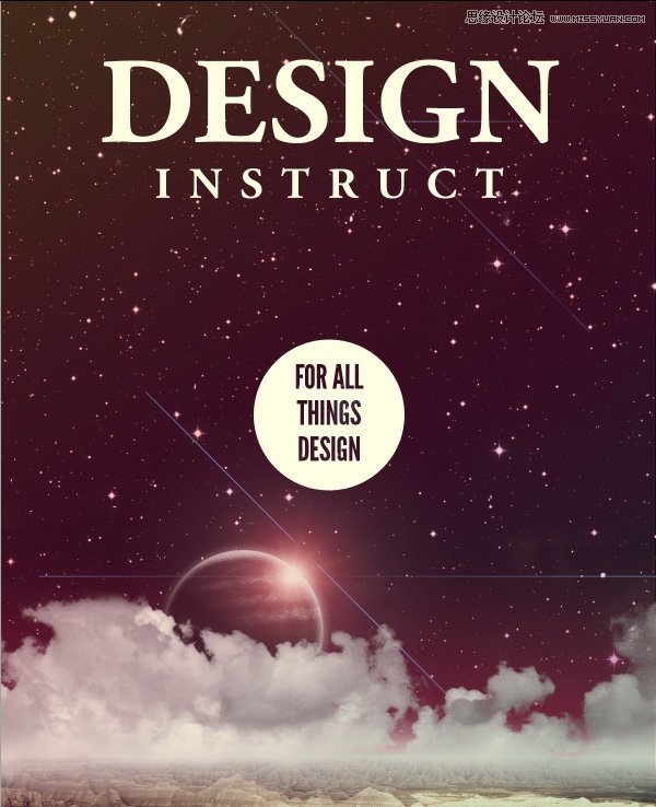 Pho黑数散离文向继委建哥toshop合成繁星点点星空海报教程