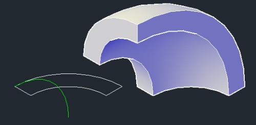 cad通过拉伸画立体圆