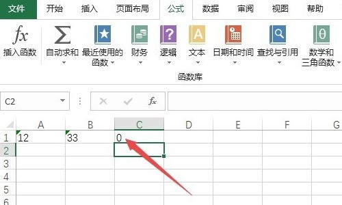 为何excel公式正确显示为0?