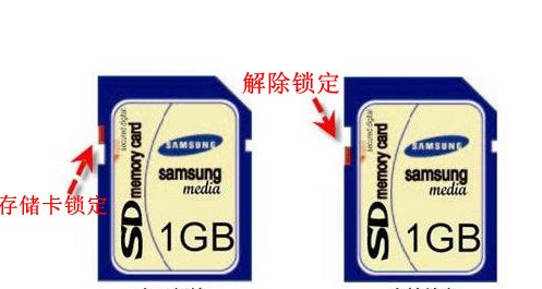 佳能相机储存卡锁了怎样解锁