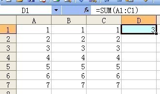 excel来自求和自动填充