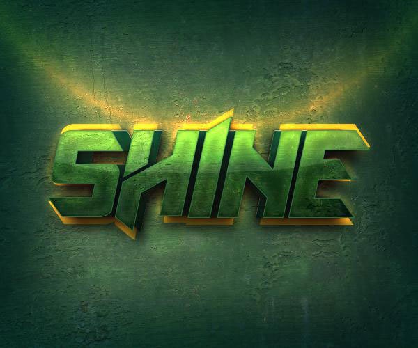 ps怎么给字体加金属质感金边