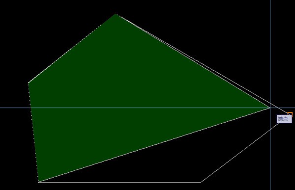 cad中查询面积指令所框住的区域不显示