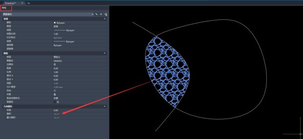 cad图案填充完后肿么算面积