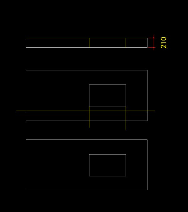 cad中来自预留洞肿么画