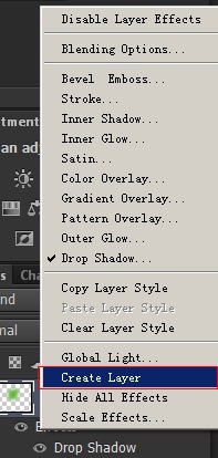 PS怎么制作阴影